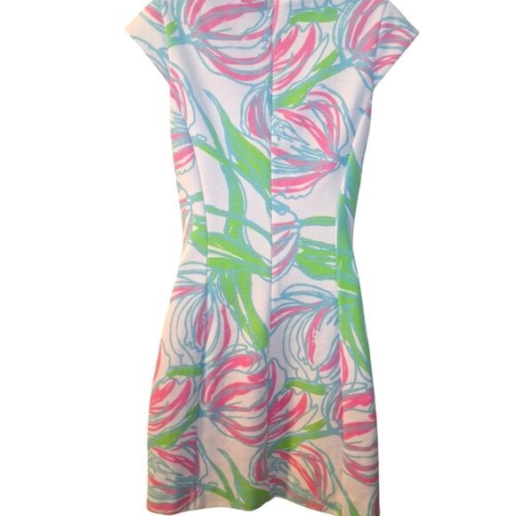 Lily Pulitzer tropical print Ring the Bellboy Desiree dress M - Picture 6 of 8